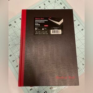 Black n' Red Professional Notebook - Hardcover and Casebound